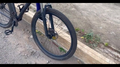 The bike is broken, I’ll put the Latina on the piston and cum inside.