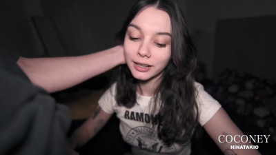 Hottest teen knows how to receive big things!