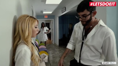Slutty bitches are getting fucked by a doctor