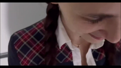 Shy russian schoolgirl Kate Rich is about to cum while fucking wtih a neighbour