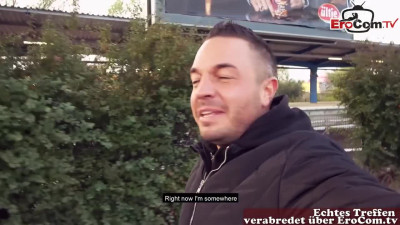 Blonde German Slut Fucking Outdoors