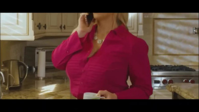 Bimbo stepmom tries her stepson's bbc
