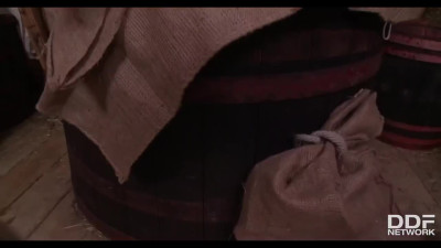 Slim Small-titted Brunette Shepherdess Indulges In Hardcore Sex with a Székely Man In the Barn