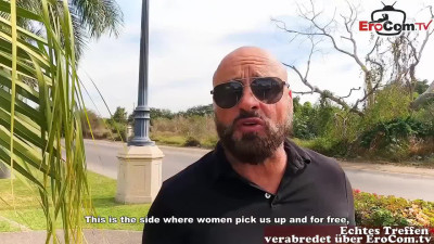German Teen Bags Older Dude on Vacay