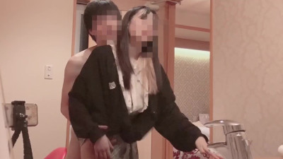 Japanese teen gets fucked in a few positions