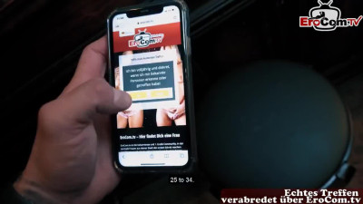Skinny Slut's Bar Fuck on EroCom Date