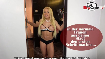 Busty German MILF Bangs Employee in Warehouse