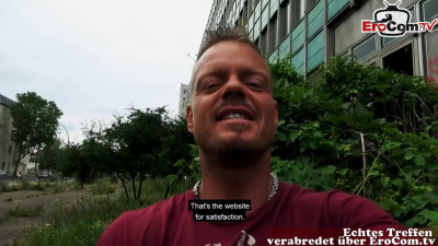 Outdoor German Slut Adrienne Kiss Fucks in POV