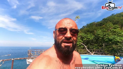 German Tourists Fucking POV Outdoors