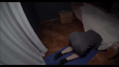 Pretending To Be Stuck Under Bed, Curvy MILF Tempts Stepson To Drill Her Slit & Fill Her Ass With Cum