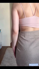 Sexy Well-fit Blonde Teen Masturbates In Exciting Solo, Urging You To Cum With Her