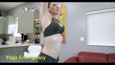Curvy model Cory Chase is distracted from yoga to satisfy the lustful desires of her stepson.
