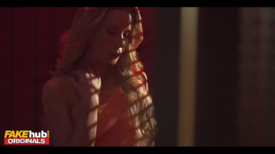 Lusty Slim Sex-addicted Blonde Babe Lures a Priest Into Her Hotel Room For Sinful Carnal Pleasures