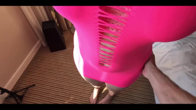 Curvy blonde Claudia gets fucked by her stepbro