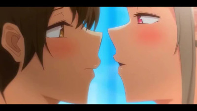 Teen boy gets his dick ridden by two hot girls hentai
