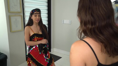 Slutty arabic bitches are having hot lesbian sex