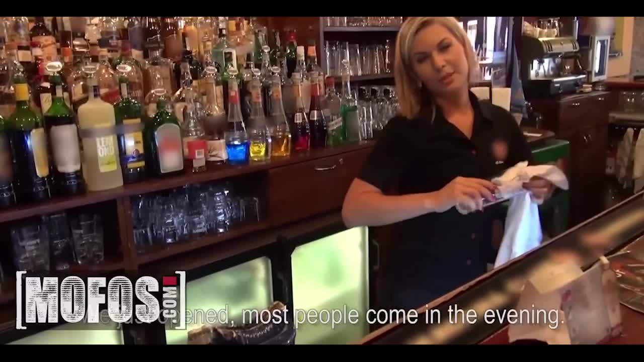 Watch Slim blonde barmaid Rihanna pounded behind the bar Full. Duration: 11:36 | ePornBabe.