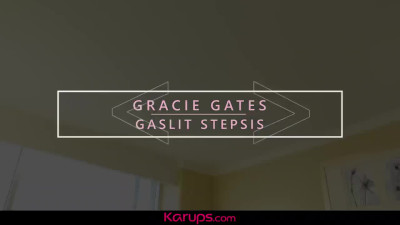 I fuck my hot stepsister Gracie Gates in her sweet pussy while parents are at work