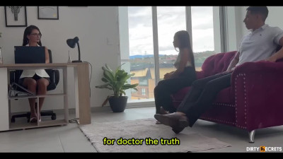 Young couple went to consult a specialist and ended up in threesome