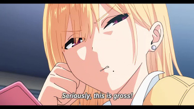 Teen blonde cheated boyfriend with nerdy guy with big cock. Seiyoku Tsuyo Tsuyo ep2