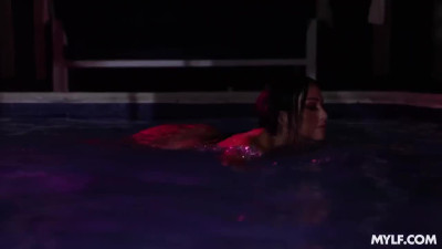 Sexy Curvy Buxom MILFs Go Wild In Duos & 3-somes By Outdoor Pools - Compilation