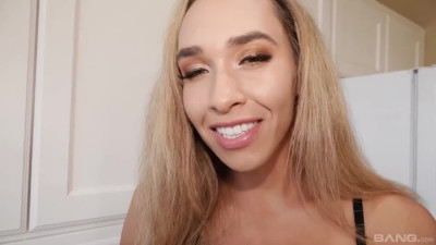 Briana Moon rims and fucks for the privelege of his dick going in