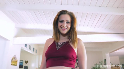 Lusty Sexy Redhead Babe Tempts Her Step-bro To Fulfill Her Sexual Fantasies