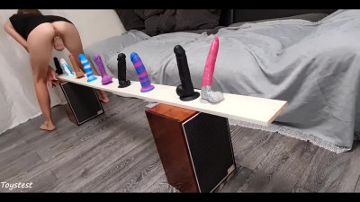 The Ultimate Dildo Collection Challenge: Which One Will Rip Her Pussy Apart?