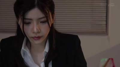 Really cute-looking office slut needs to do the good job on these dicks
