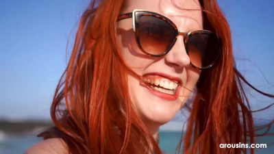 Passionate fuck with naughty redhead I just met - Arousins
