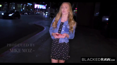 Slim Blonde Reveals Her Slutty BBC Addiction, Fucking With a Random Black Guy While Her BF Is Away