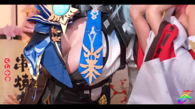 Genshin Impact cosplay from Ksu Colt and Sia Siberia