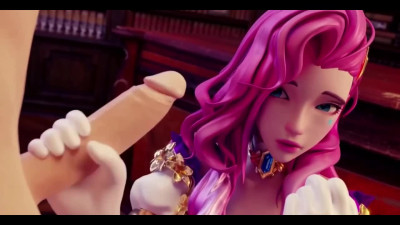 The princess gets fucked until she gets an anal creampie!