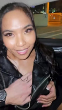 Sexy Plump-assed Asian Hottie Pleases Her BF With BJ & Hot Sex In the Car In the Parking Lot