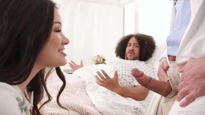 Cuckold Husband Watches His Busty Wife Taking Facial From Doctor