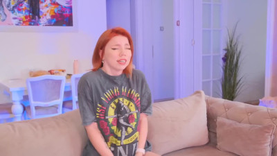 Buxom redhead loves when I fuck her hard - Russian Amateur