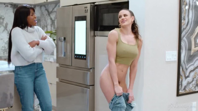 Penny Barber and Nicole Kitt have lesbian sex and cum together