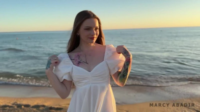 Pale Teenage Beauty Loves Prone Bone Sex After Blowjob