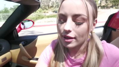 Playful teen Anna Claire Clouds is getting her pussy fucked by a big cock guy