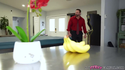 Dashing stepdaughter Krissy Knight wants the large cock of her stepfather