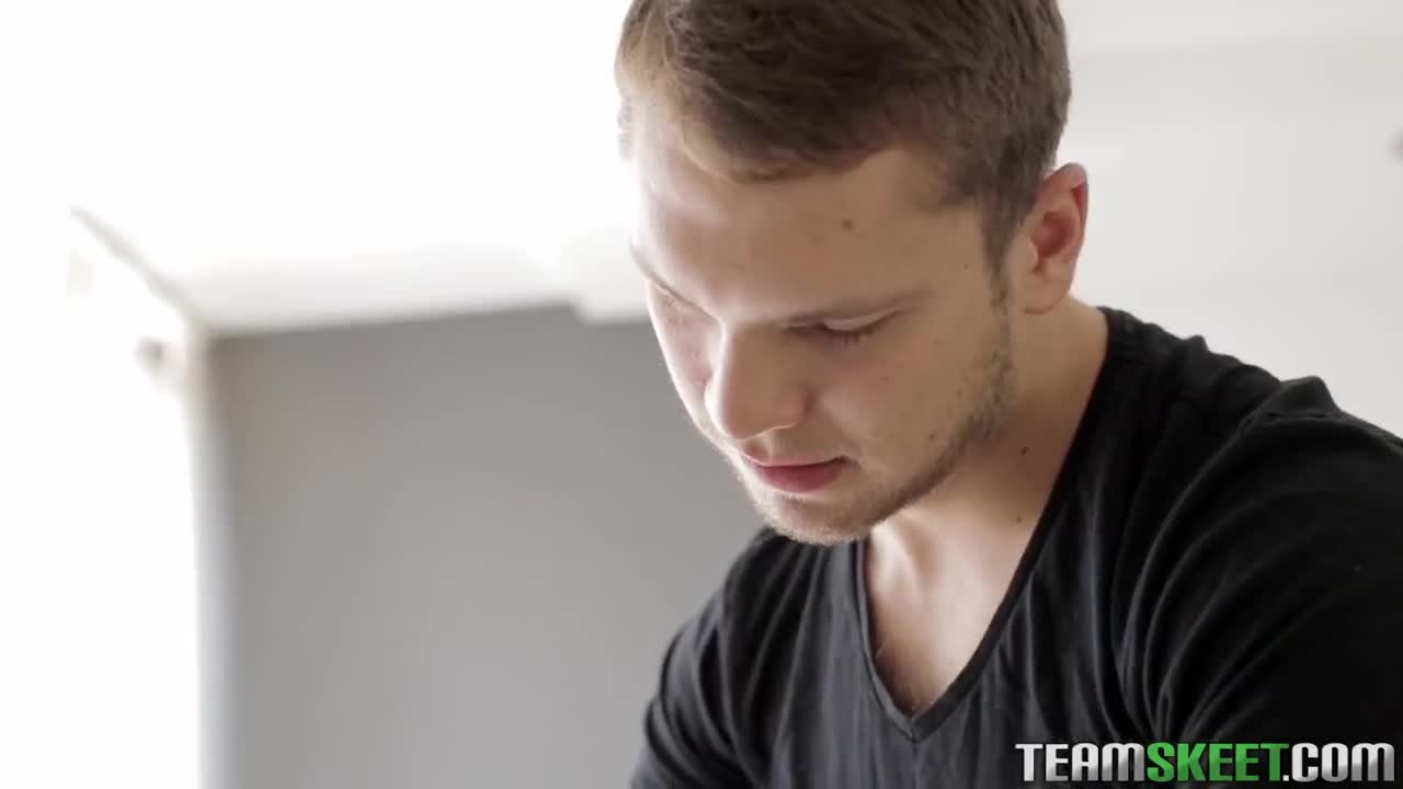 Watch Perv gets boner when he sees petite stepsis in school uniform Full. Duration: 07:56 | ePornBabe.