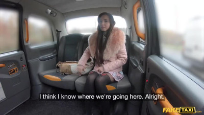Naughty student Zeynep Rossa gets punished in the car