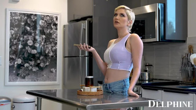 Short-haired blonde baddie has fun with BBC while her lover is away