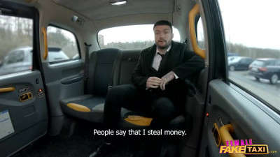 Slutty fake taxi driver Lady Gang fucked the life out of Rauls Bud on the backseat