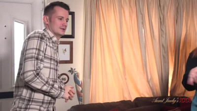 Young Tenant Plows Old Ginger Landlady [AuntJudysXXX]