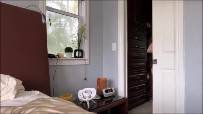 Nerdy Alana with curvy body gets laid in her stepbro's bed POV