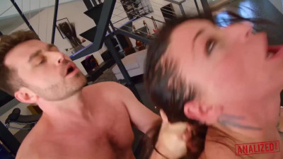 Seductive MILF Kissa Sins is getting her tight anal broke by a big cock man