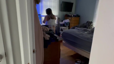 Making the stepmom feel good and appreciated via doggystyle sex
