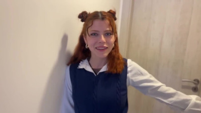 Cute stepsis is getting her anal fucked by a big cock stepbro