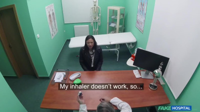 Slim Cassie got a horny doc fucking her after testing